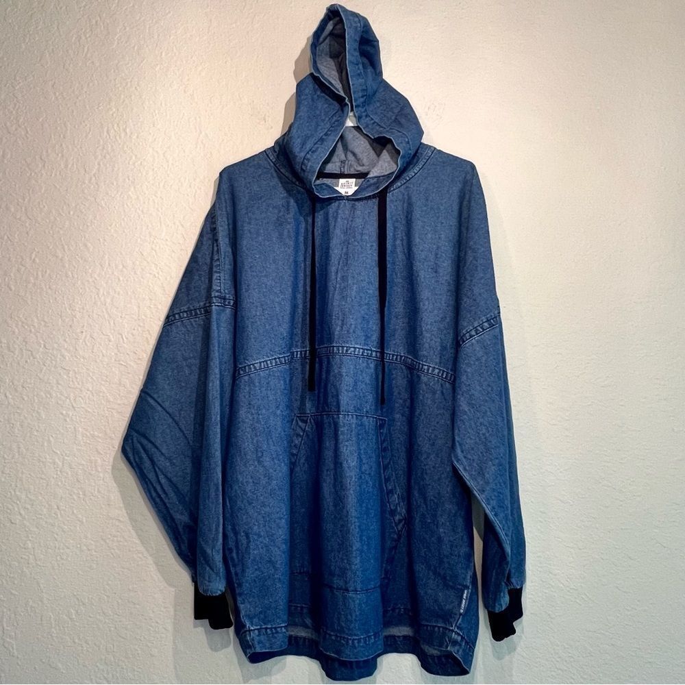 🔥SPIRIT JERSEY🔥 denim hoodie 🖤 unisex 🖤 NEW